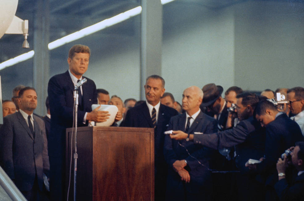 kennedy_speech_6_jfk_speaking_and_lbj_visit_to_site_3_sep_12_1962