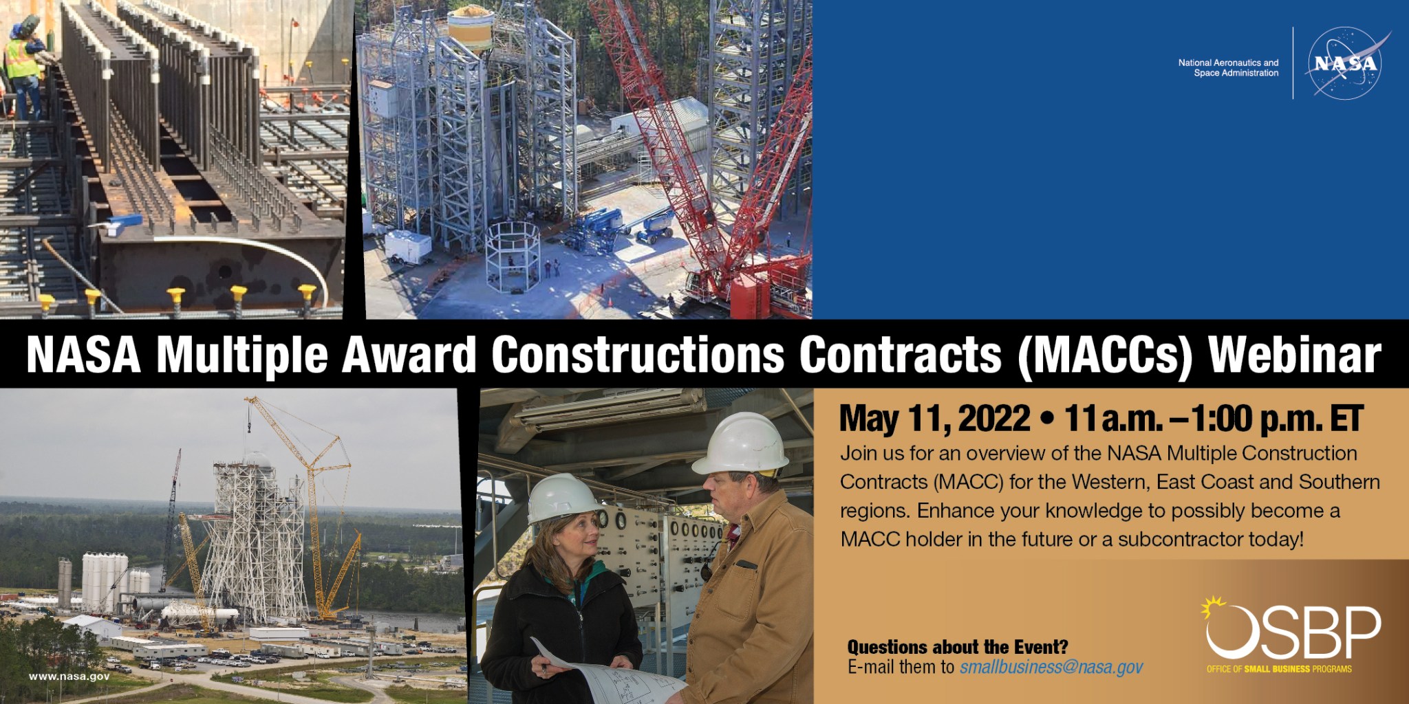 NASA Multiple Award Construction Contracts (MACC) Webinar May 11, 2022