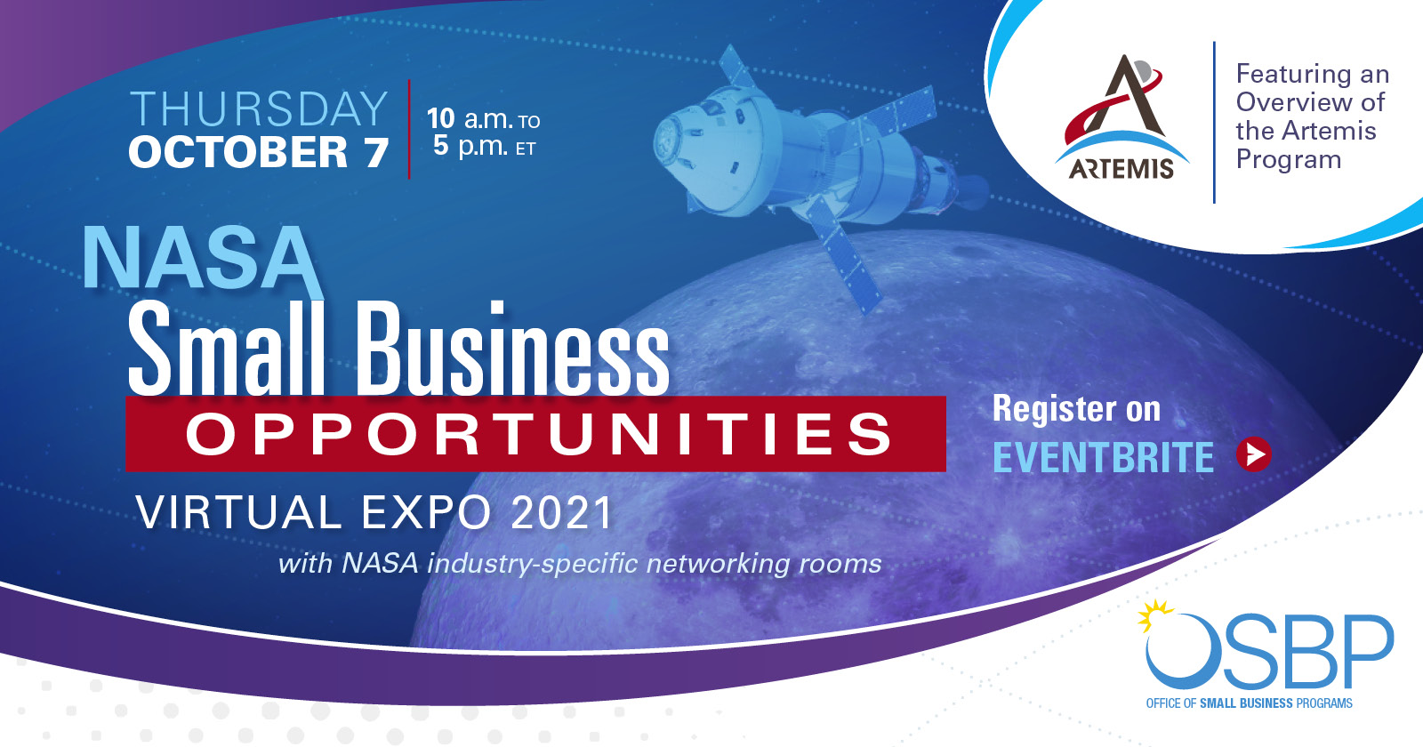 NASA Small Business Opportunities Virtual Expo 2021