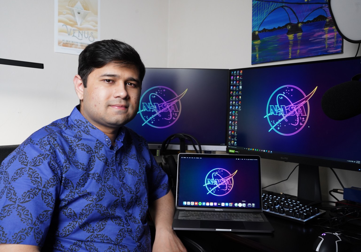 “There is certainly a feeling of responsibility to carry on and add more to what those before me had started,” said NASA intern Ahsan Khan.