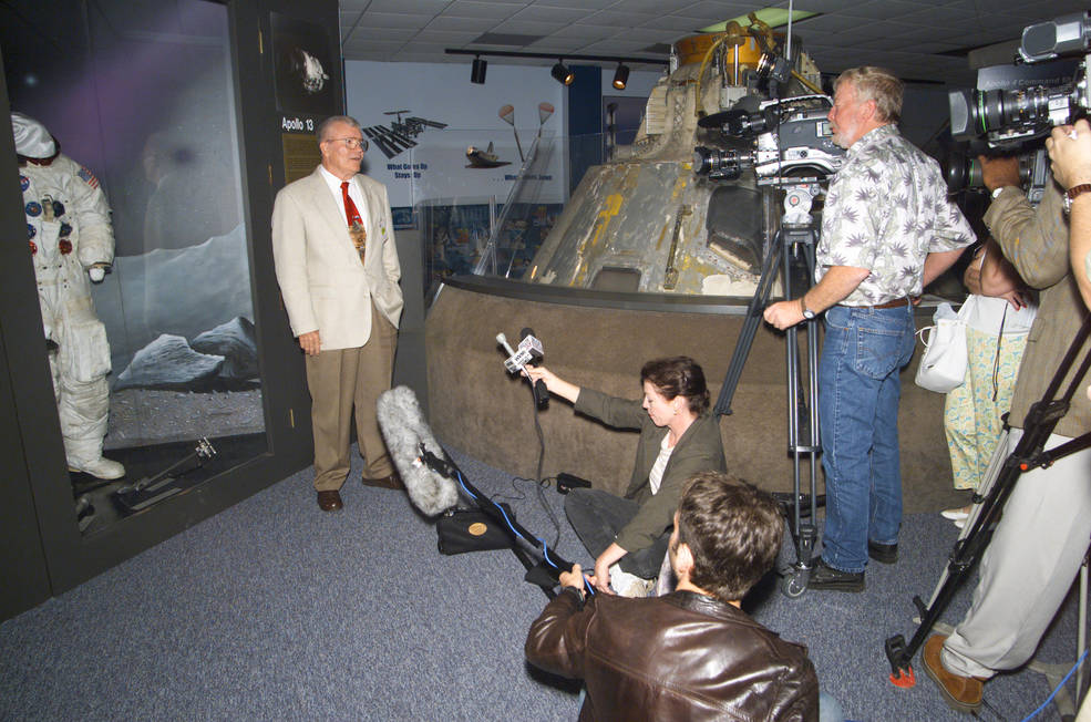 Apollo 13 astronaut Fred Haise