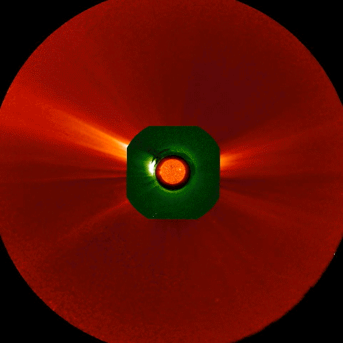 animated observations of Sun from STEREO