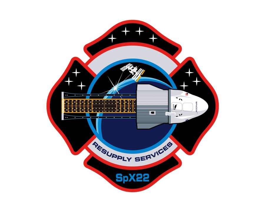 The logo for SpaceX's 22nd commercial resupply services mission to the International Space Station.