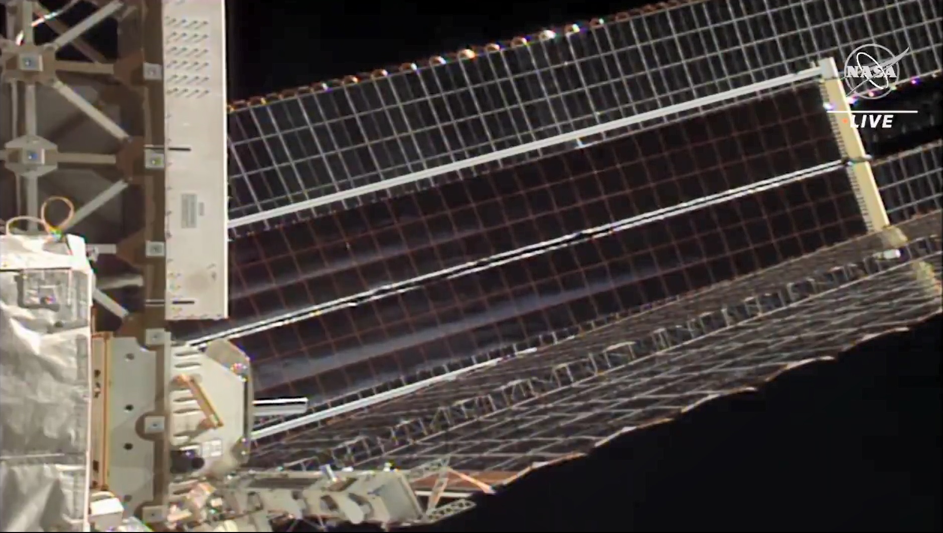 The 60-foot-long roll out solar arrays were successfully deployed in a process that took about 10 minutes.