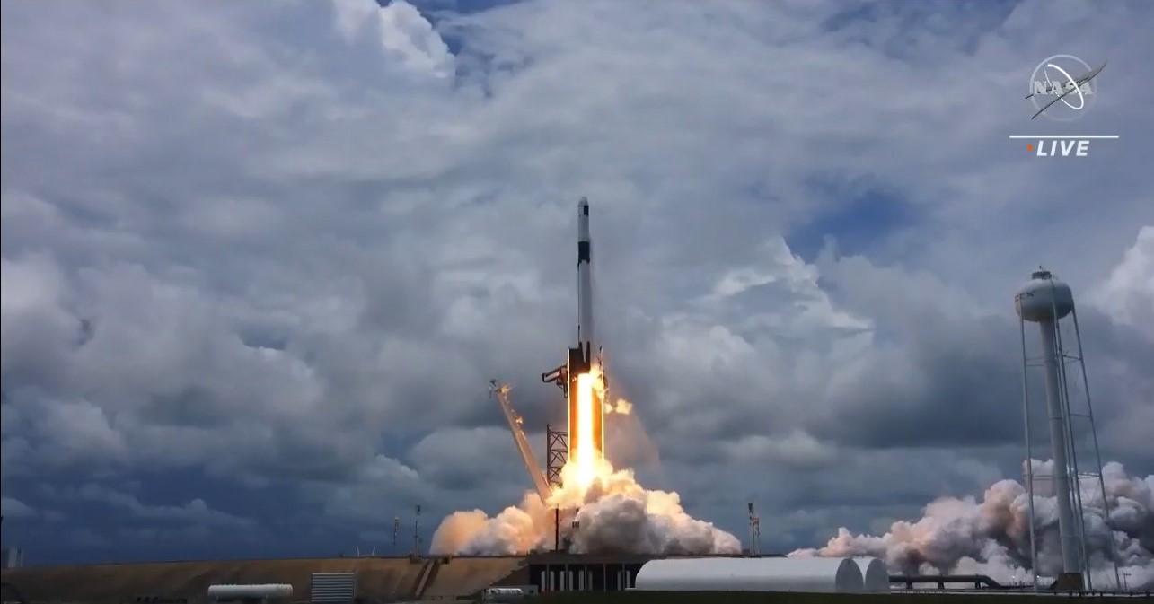 A SpaceX Dragon resupply spacecraft launches from NASA's Kennedy Space Center on Thursday, June 3.