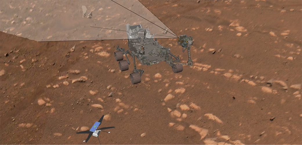 Computer simulation shows NASA’s Perseverance Mars rover taking its first selfie
