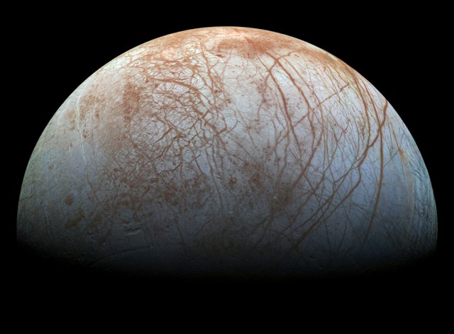 
			Surface of Jupiter’s Moon Europa Churned by Small Impacts - NASA			