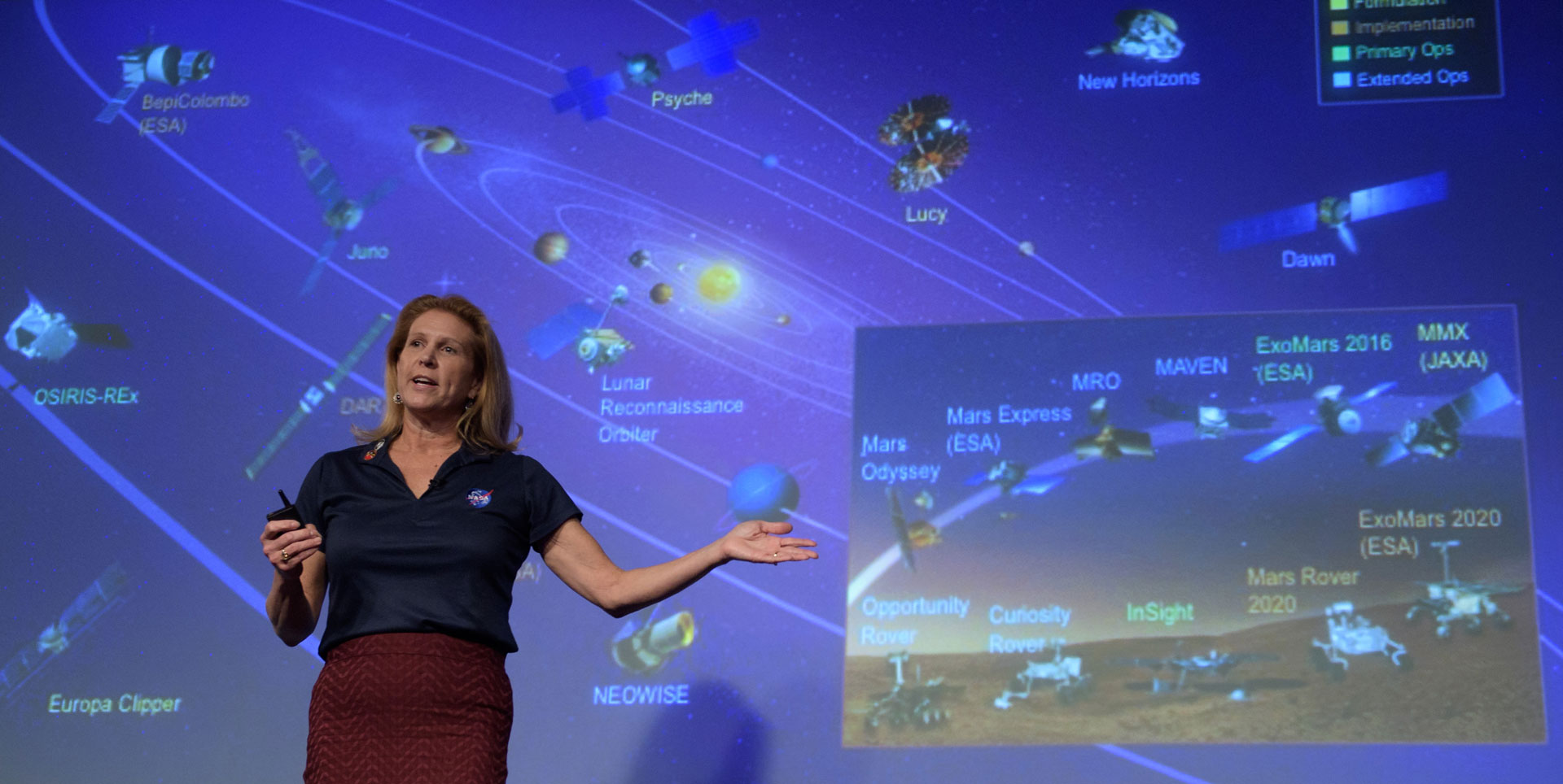 Lori Glaze is the director of planetary science at NASA. 
