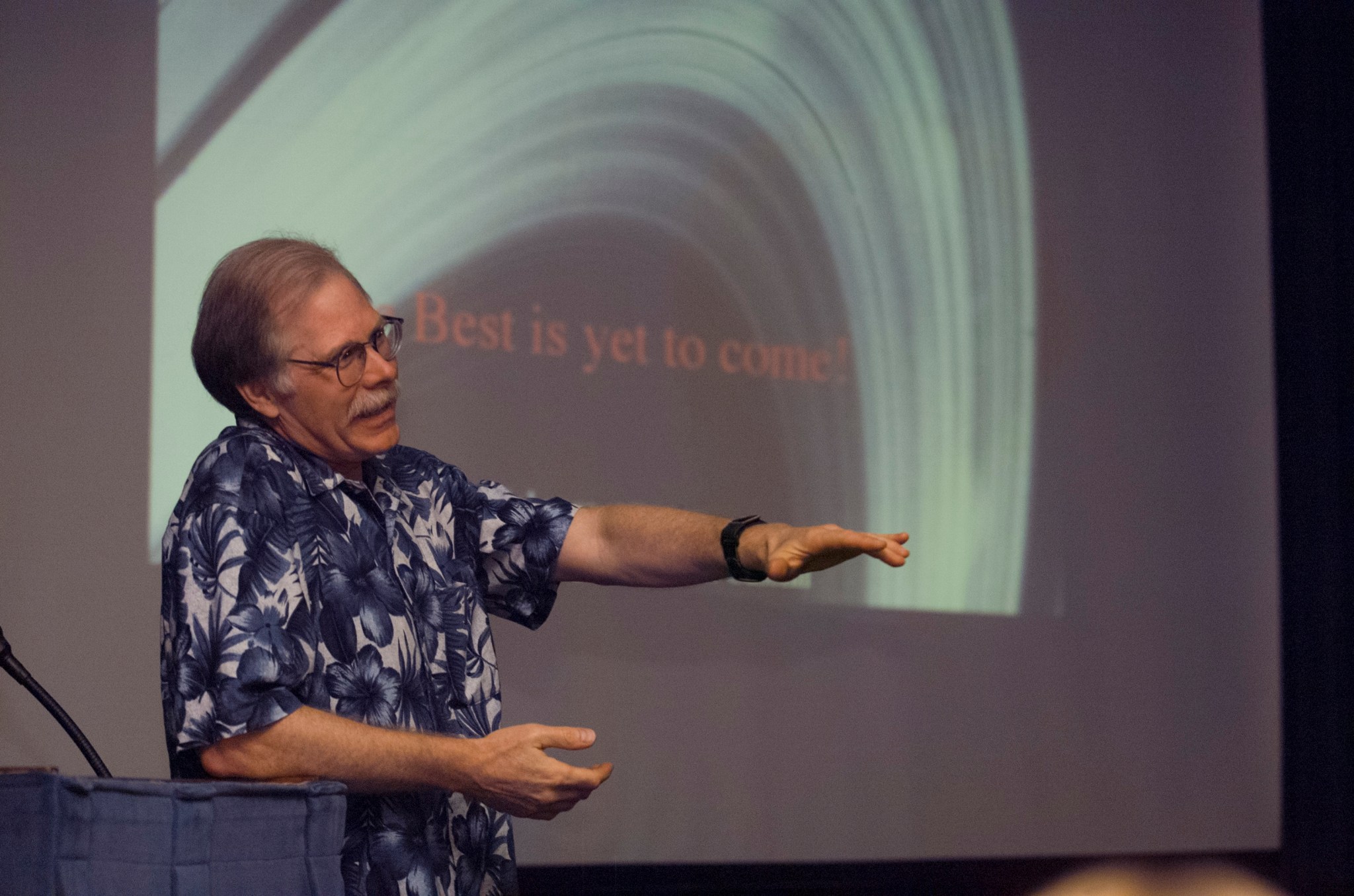 Jeff Cuzzi giving a talk on the rings of Saturn. “The best is yet to come!”