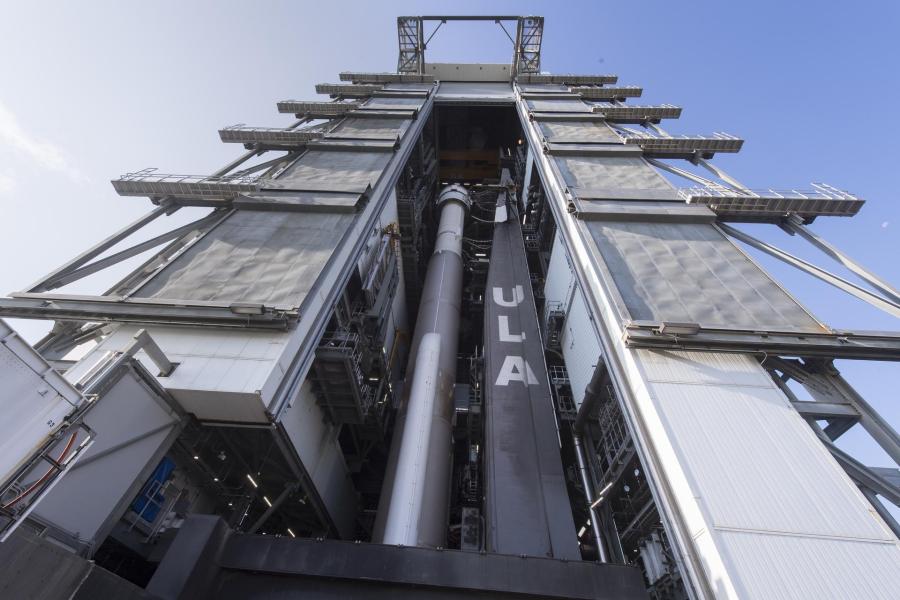 A United Launch Alliance Atlas V rocket with Boeing’s CST-100 Starliner spacecraft onboard is seen as it is rolled out of the Vertical Integration Facility to the launch pad at Space Launch Complex 41 ahead of the Orbital Flight Test-2 (OFT-2) mission, Thursday, July 29, 2021 at Cape Canaveral Space Force Station in Florida. Boeing’s Orbital Flight Test-2 will be Starliner’s second uncrewed flight test and will dock to the International Space Station as part of NASA's Commercial Crew Program.