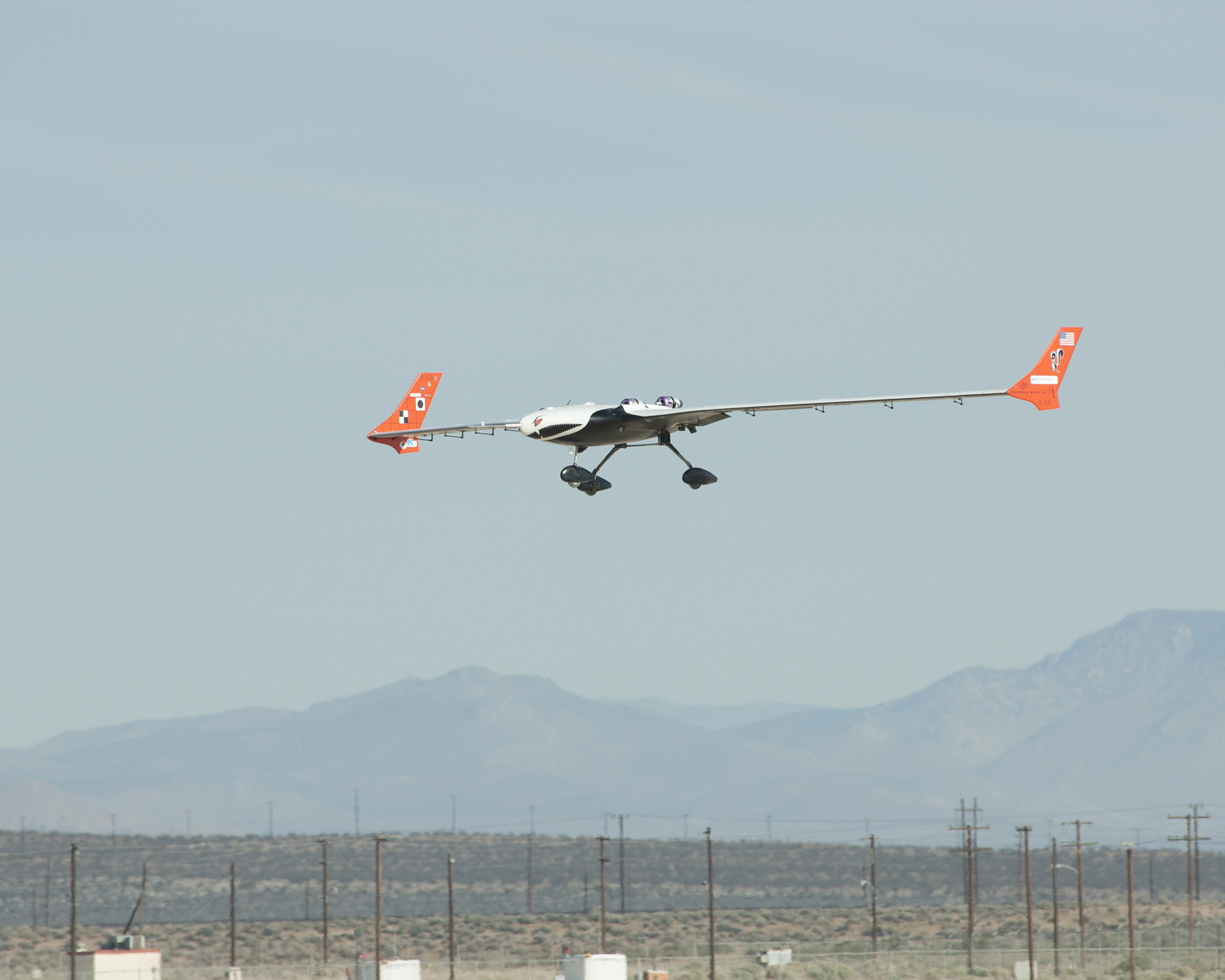 NASA researchers are using the X-56A, a low-cost, modular, remotely piloted aerial vehicle.