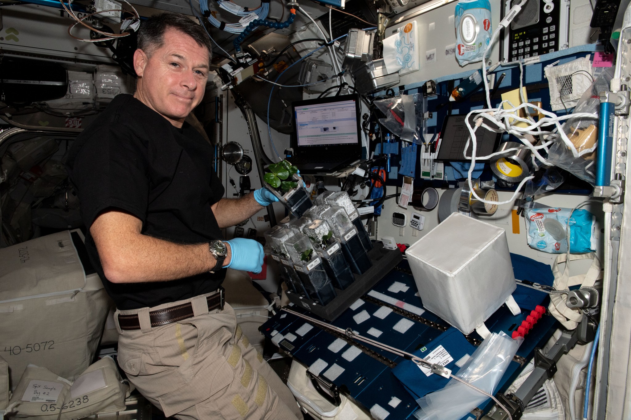 NASA astronaut and Expedition 65 Flight Engineer Shane Kimbrough.