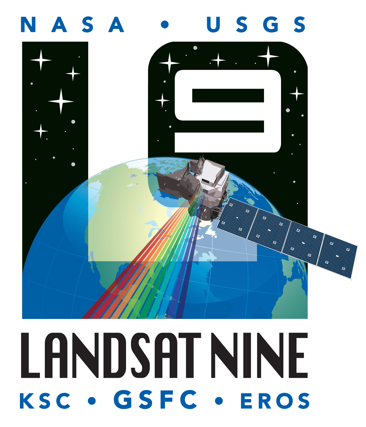 Landsat 9 logo.