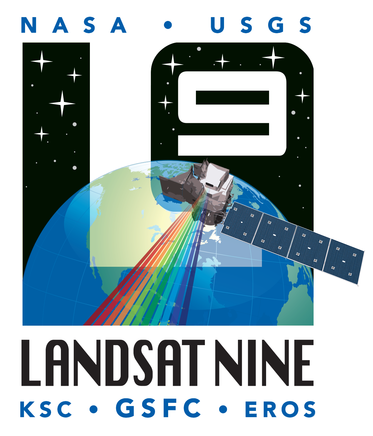 Landsat 9 logo.