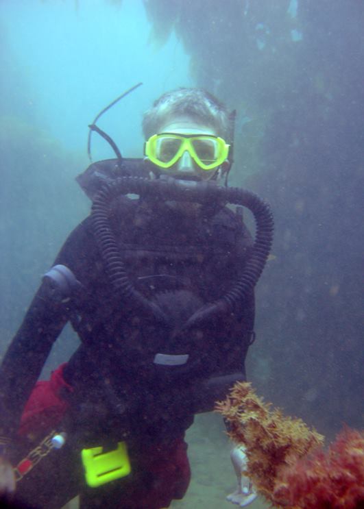 Training with a rebreather in the Catalina Islands (CA) 