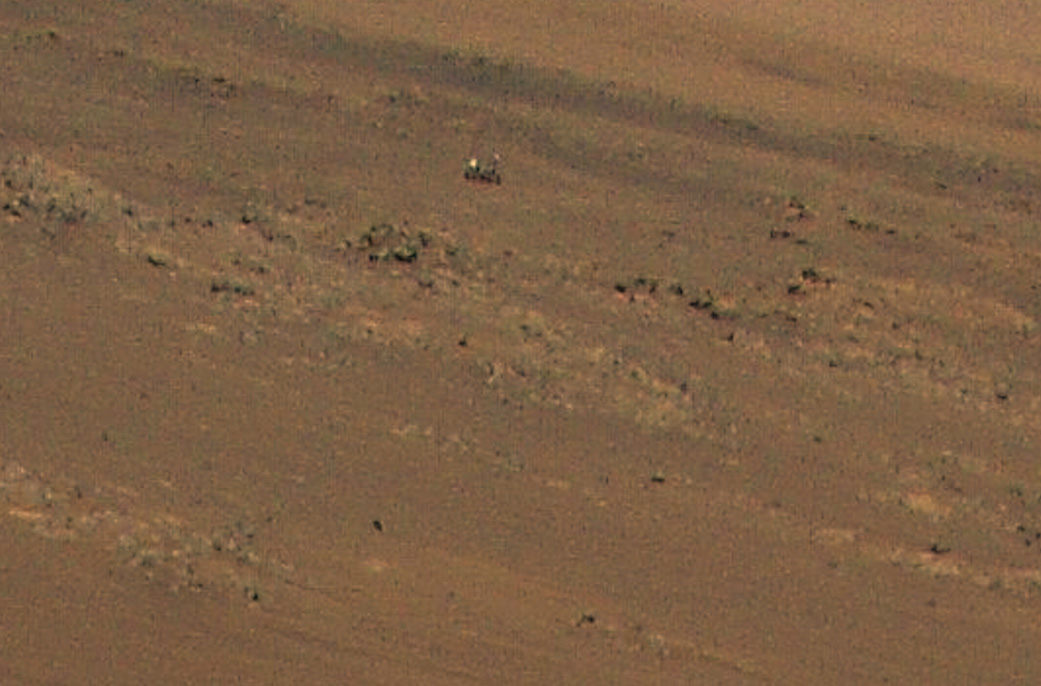 Image taken during its 11th flight at Mars on Aug. 4.
