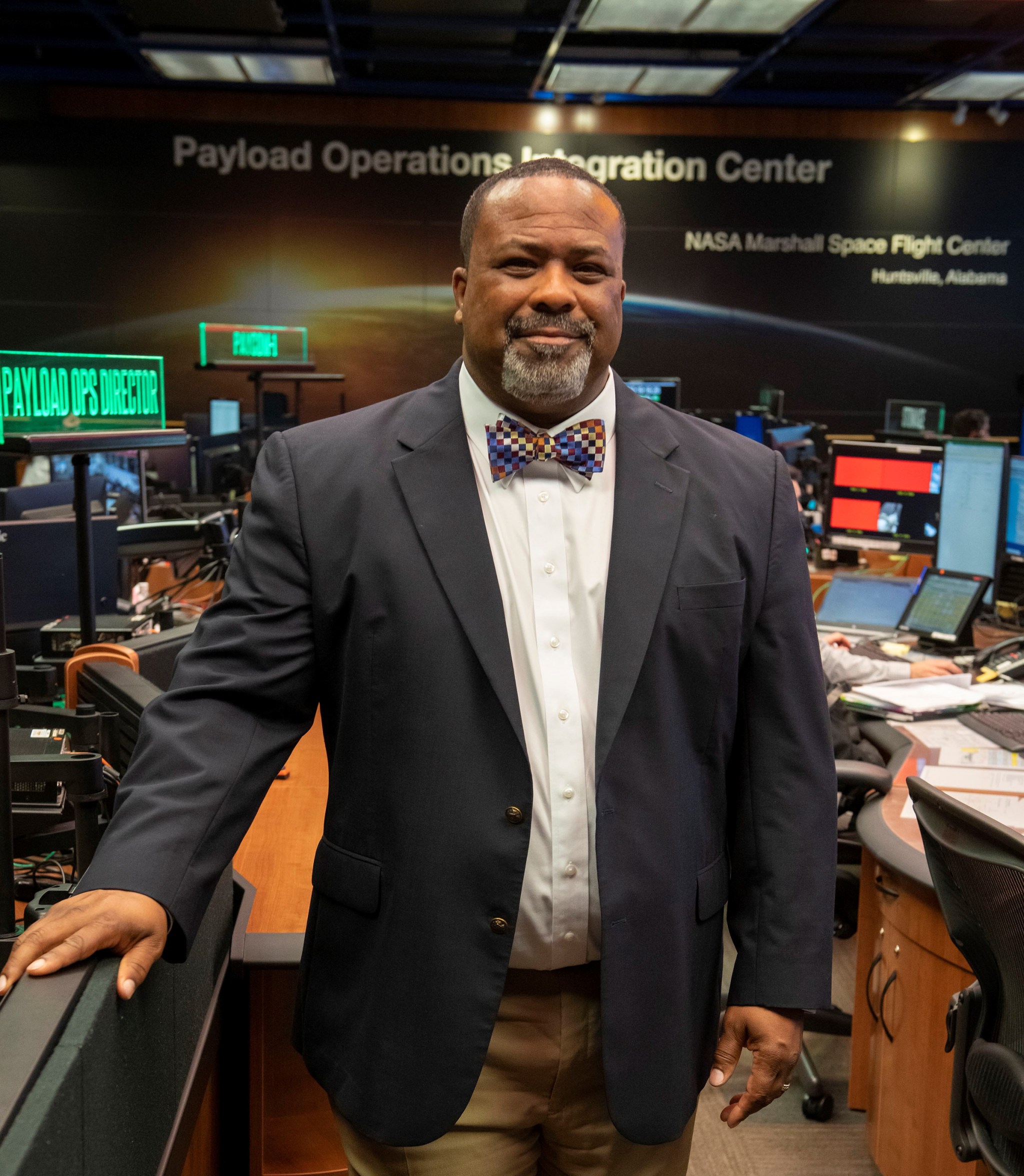 Dr. Dwight Mosby, manager of the Payload and Mission Operations Division at Marshall. 