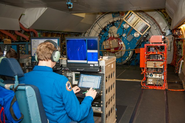 Senior Scientist at SOFIA Science Center, conducting observations onboard SOFIA facing the telescope?s Naysmith foci ?eyepiece.?