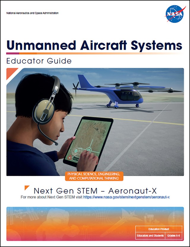Cover of “Unmanned Aircraft Systems Educator Guide”