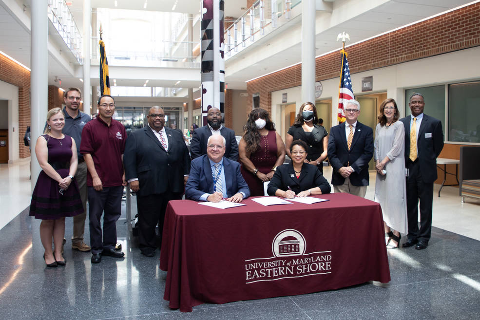 Group photo with participants from Wallops Flight Facility and UMES.