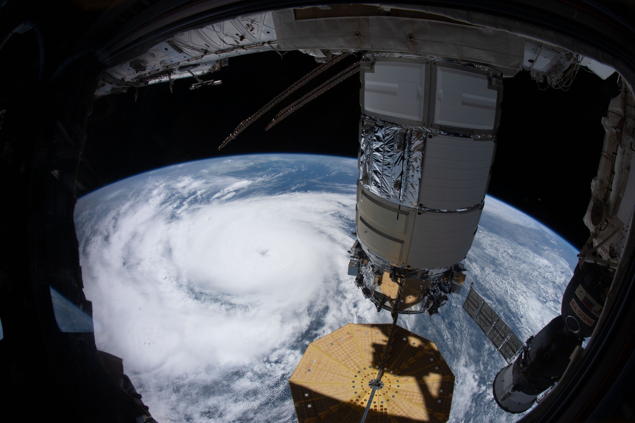 Hurricane Ida as a category 5 storm is photographed nearing the Gulf Coast of Louisiana from the International Space Station on Aug. 29. 