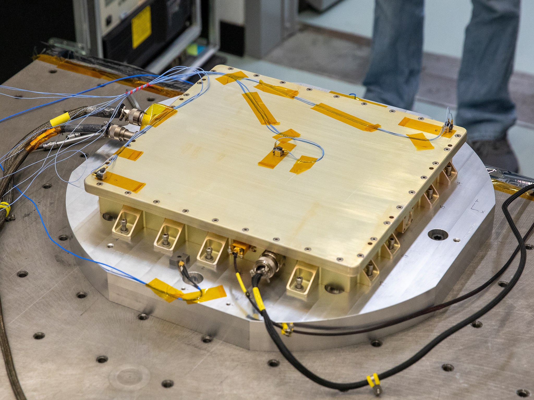 The Power Converter Unit, pictured here, will serve as the power interface between CLARREO Pathfinder and the International Space Station.