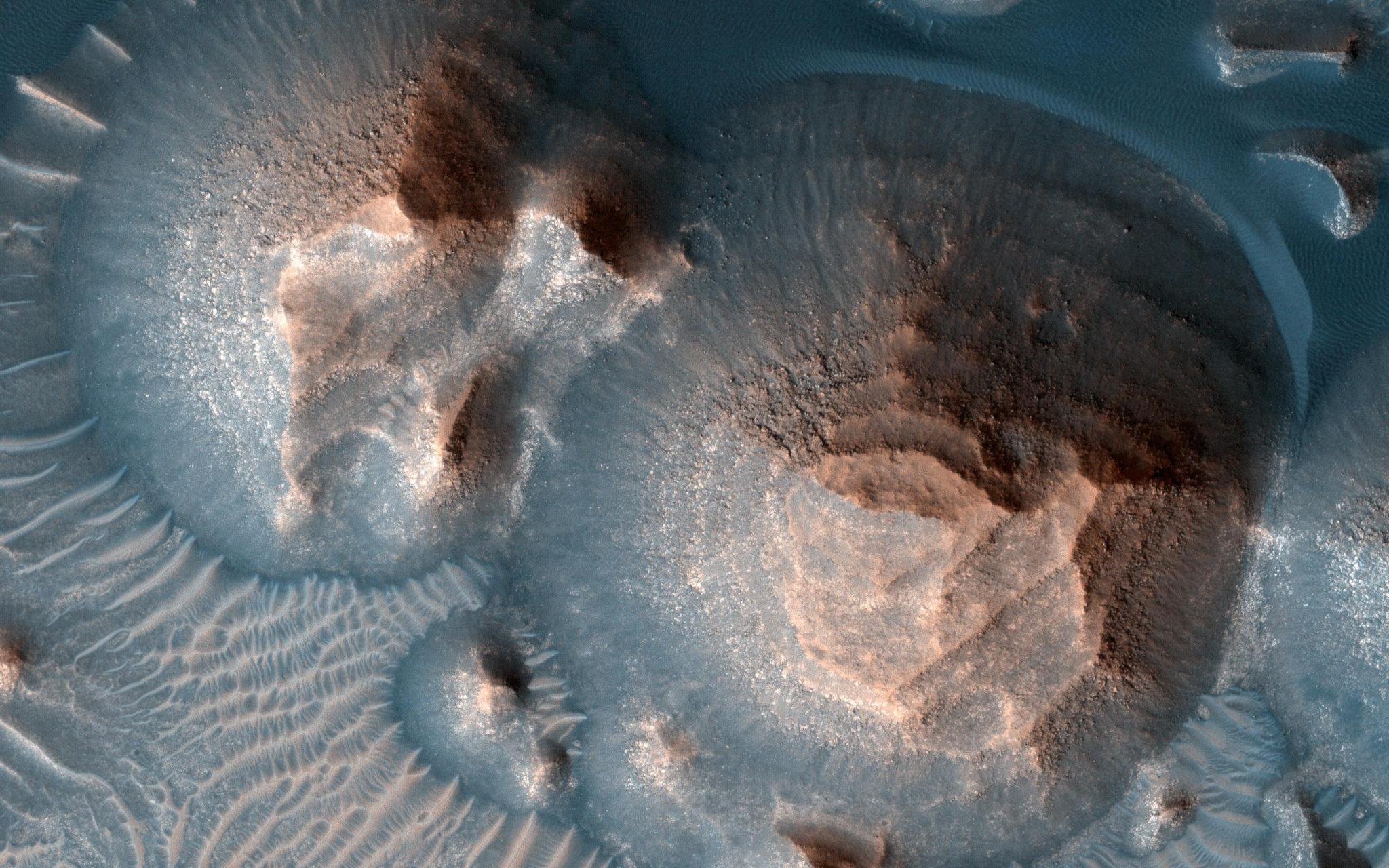 Image showing craters in Arabia Terra