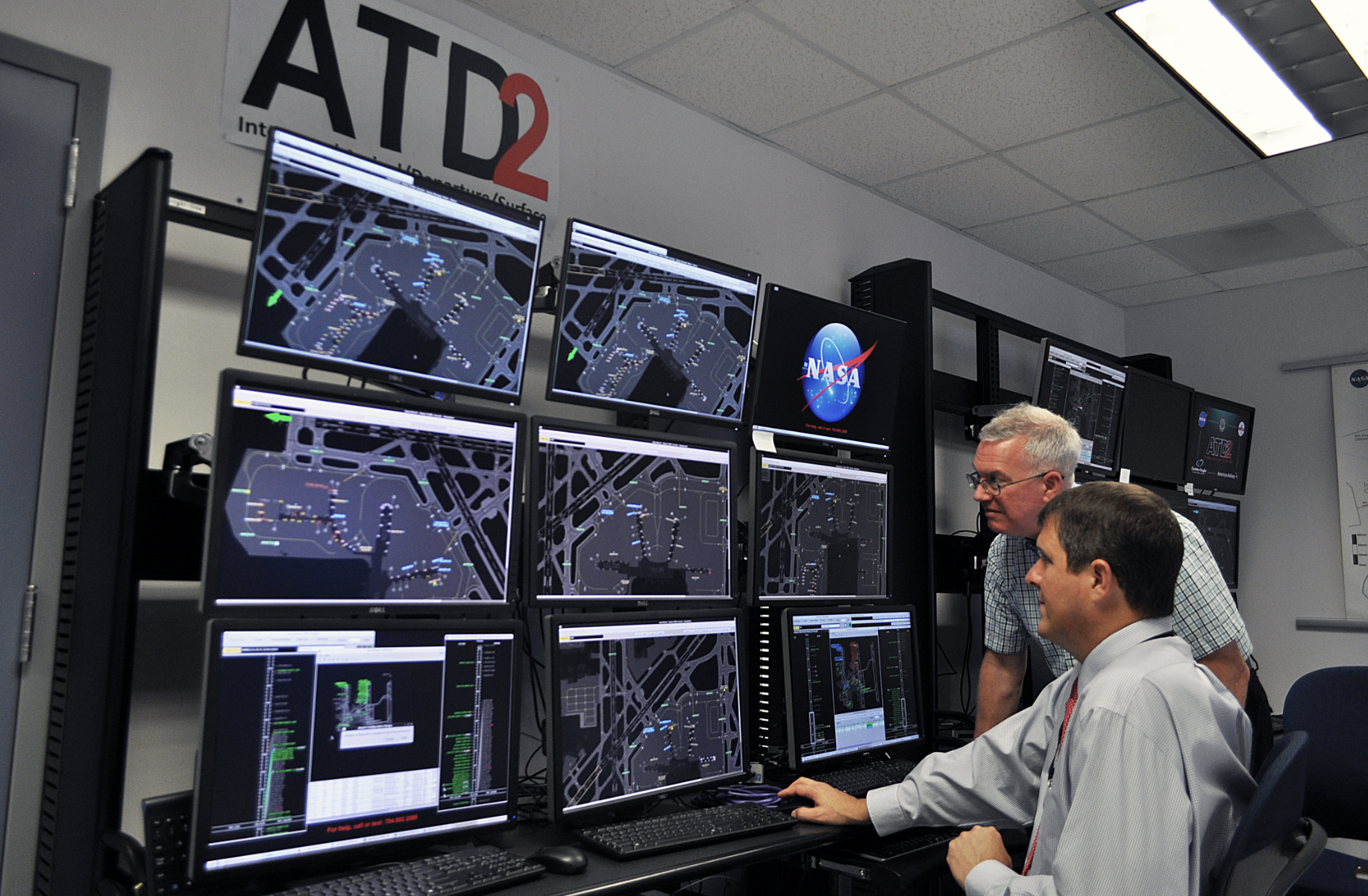 air traffic management laboratory near the Dallas/Ft. Worth International Airport in Texas