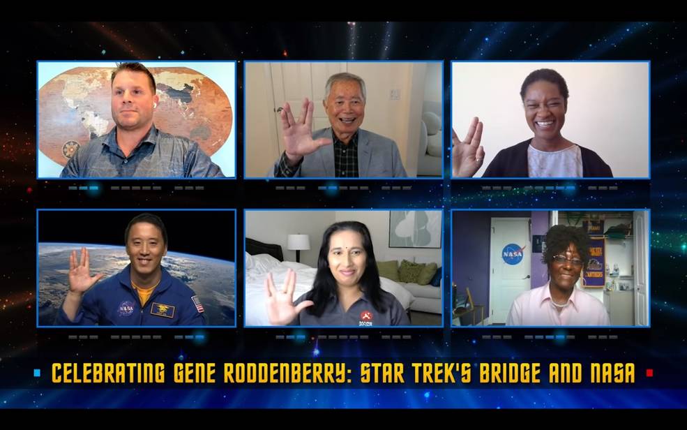 star treks bridge and nasa event august 19 2021 with vulcan salutes