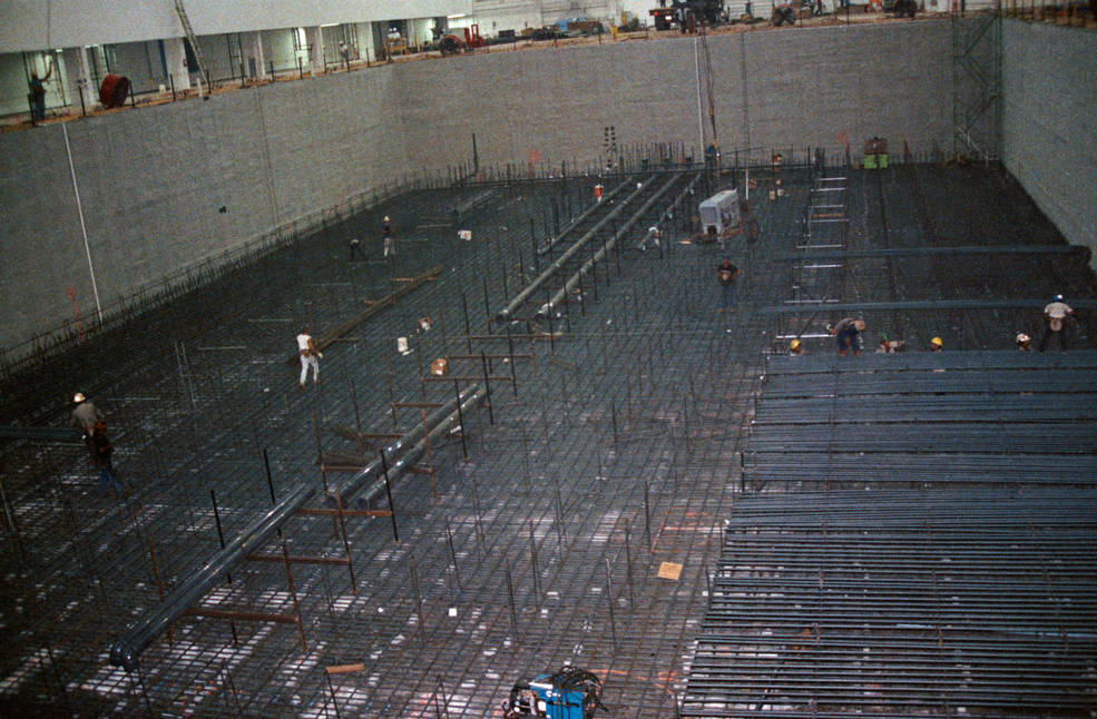 neutral buoyancy laboratory tour nbl_early_construction