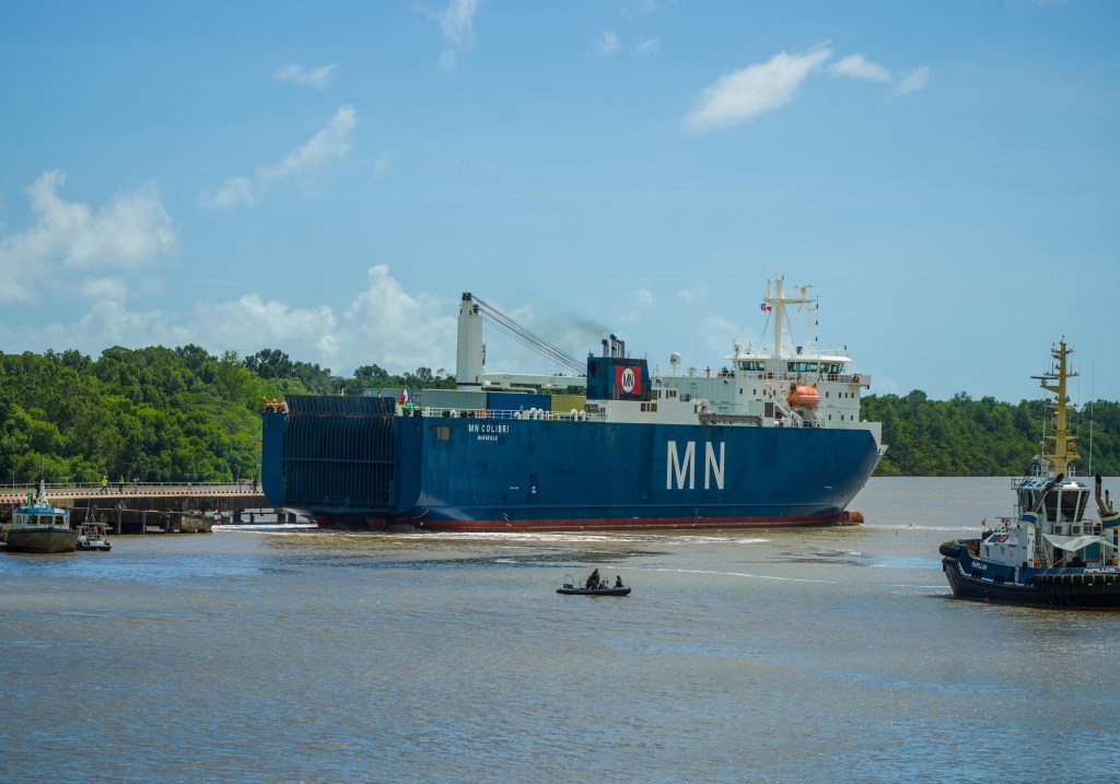 NASA’s Webb Space Telescope Arrives in French Guiana After Sea Voyage