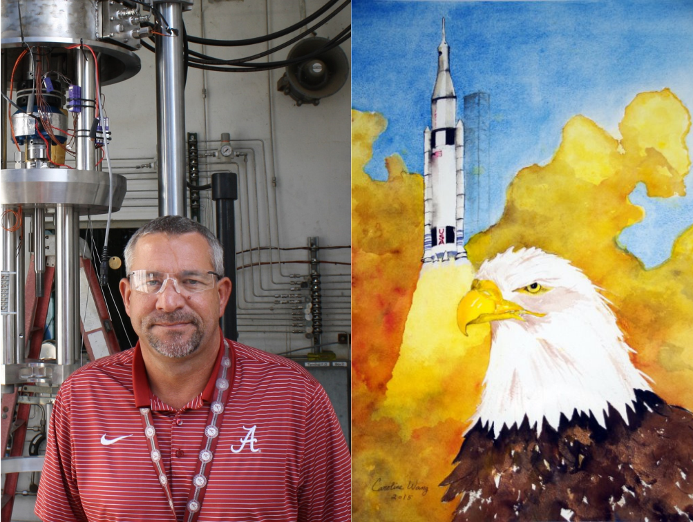 Keith Hastings of Jacobs Space Exploration Group was presented with the Golden Eagle Award.