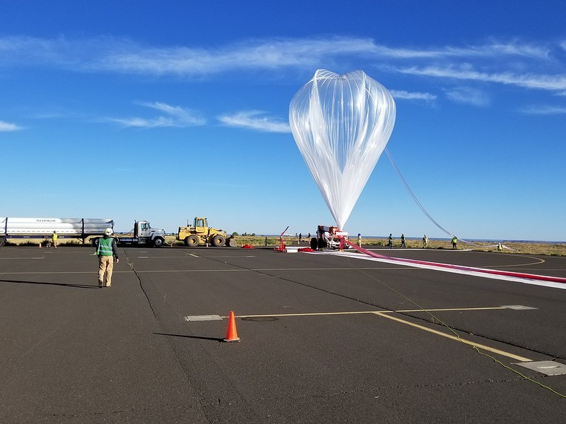 High Altitude balloon in the sky