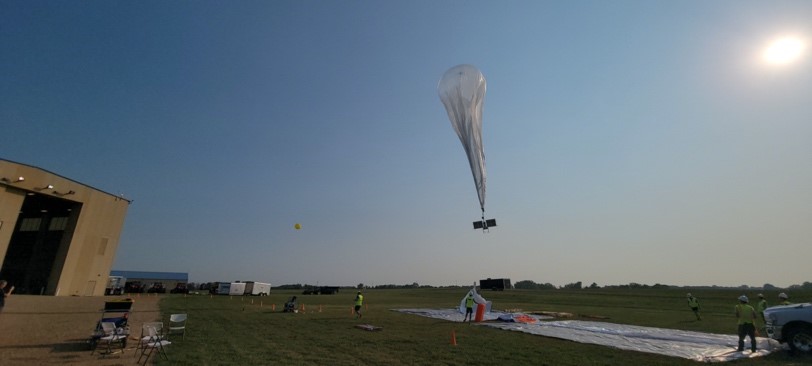 High Altitude balloon in the sky