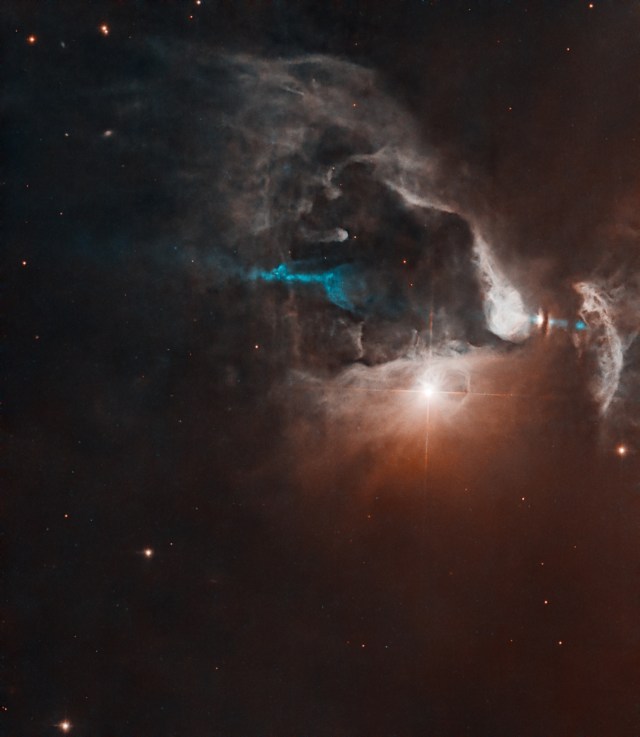 This new image from NASA’s Hubble Space Telescope features the FS Tau star system.