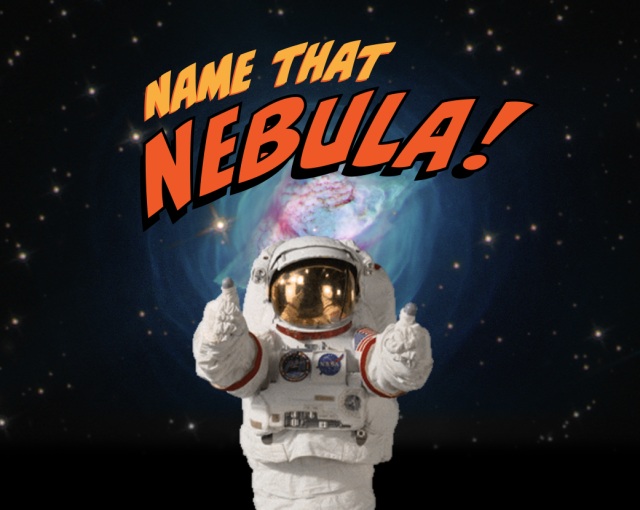 Hubble's Name that Nebula game graphic