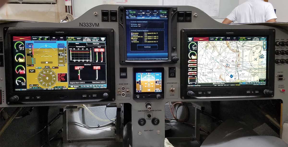 Armstrong's iCGAS shown on aircraft displays.