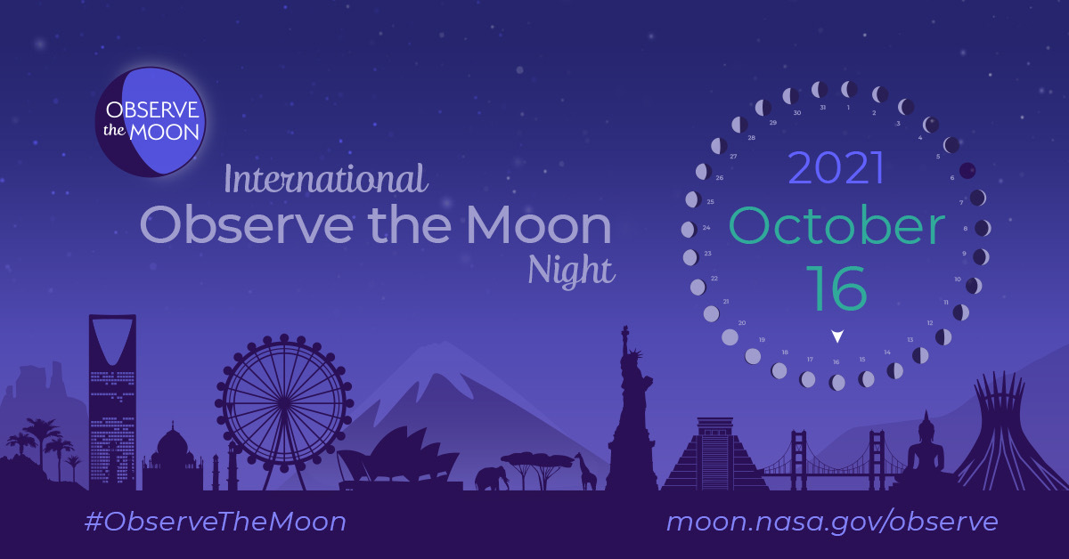 Celebrate Virtual International Observe the Moon Night with NASA