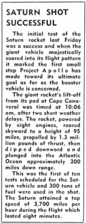 saturn_1_first_launch_18_msc_space_news_roundup_article_nov_1_1961