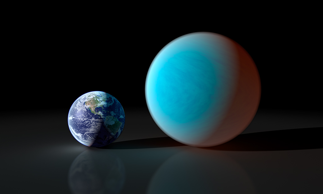 Model of Earth and Neptune