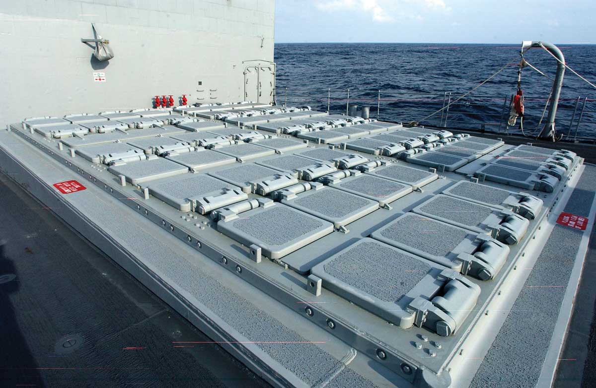 MicroFOSS boxes aboard a US Navy vessel at sea.