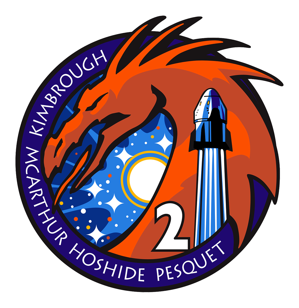 NASA's SpaceX Crew-2 mission logo.