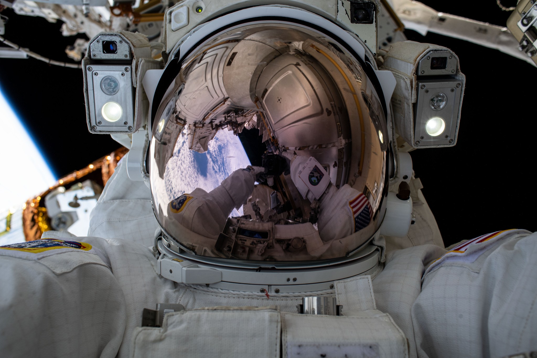Image of an astronaut in space