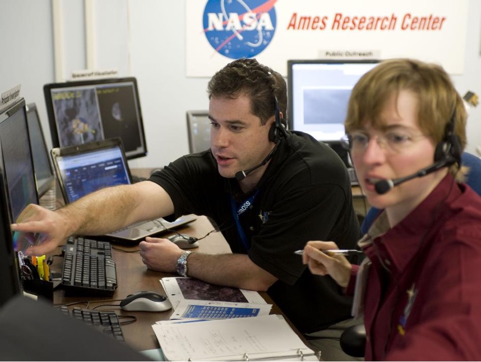 With Tony Colaprete (Code SST), operating the LCROSS payload from NASA Ames 