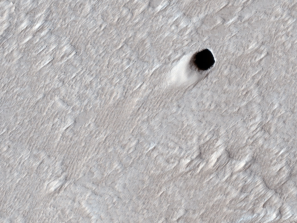 Mars’ Arsia Mons region