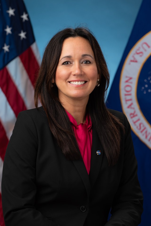 An official portrait of Kennedy Space Center's Sasha Sims.