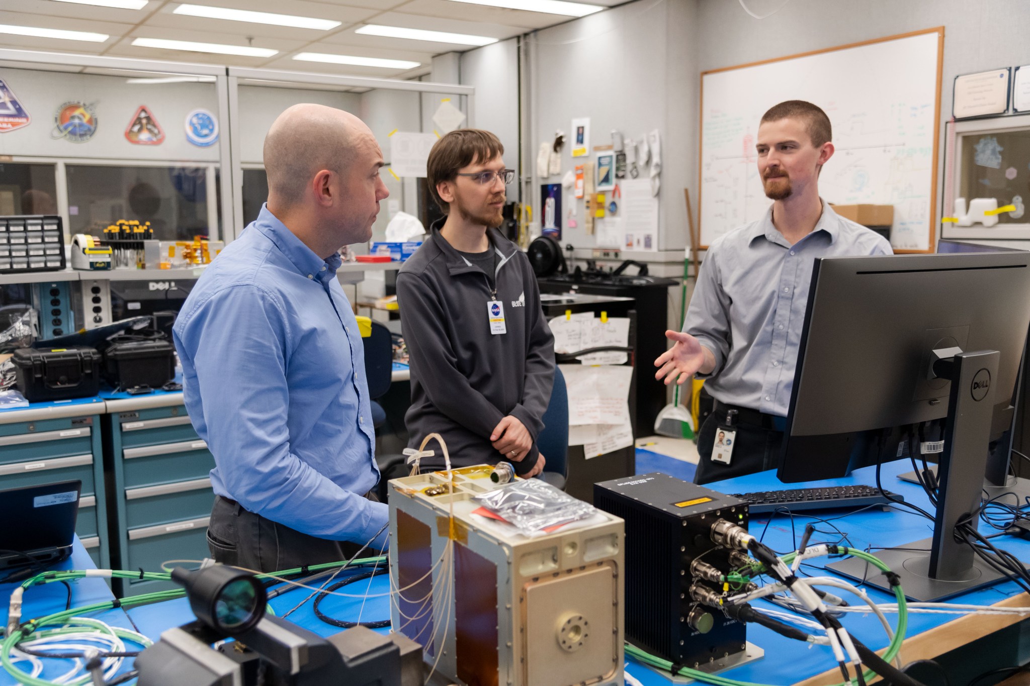 team prepares hardware for flight test