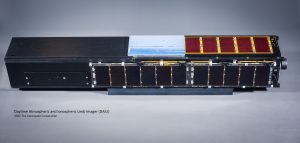 The DAILI spacecraft in its stowed configuration and ready for installation into the NanoRacks CubeSat Deployer.
