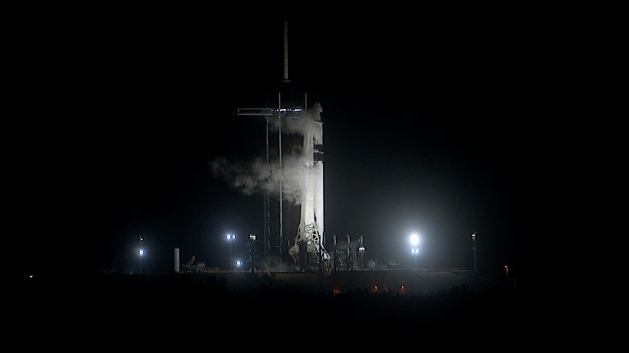 SpaceX’s Falcon 9 rocket with Dragon spacecraft stands ready for launch at Launch Complex 39A at NASA’s Kennedy Space Center in Florida. The company’s 24th Commercial Resupply Services mission for NASA, targeted for liftoff on Dec. 21, 2021 at 5:07 a.m. EST, will deliver new science investigations, supplies, and equipment to the crew on board the International Space Station. Photo credit: NASA