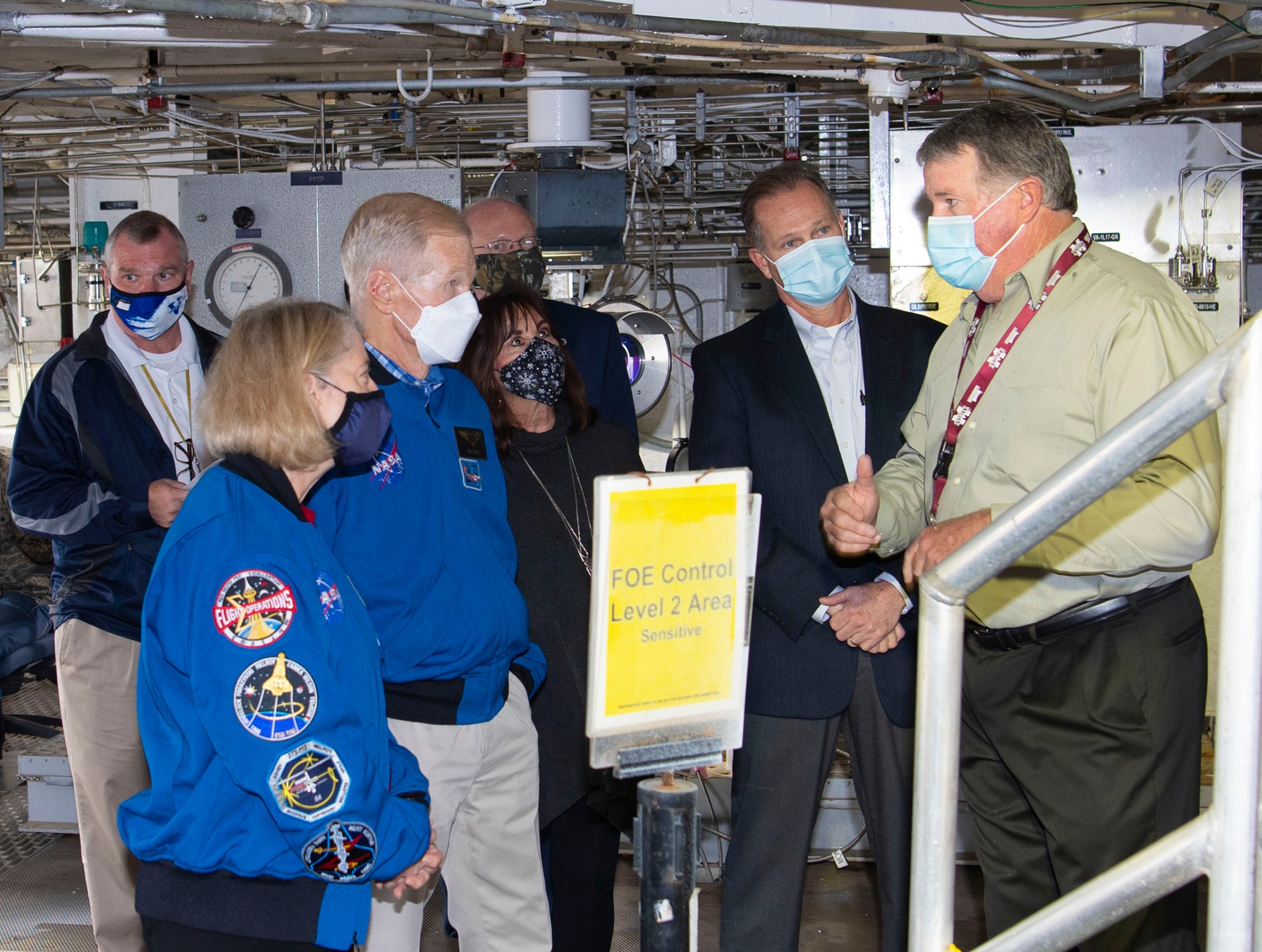 NASA Officials visit SSC 3